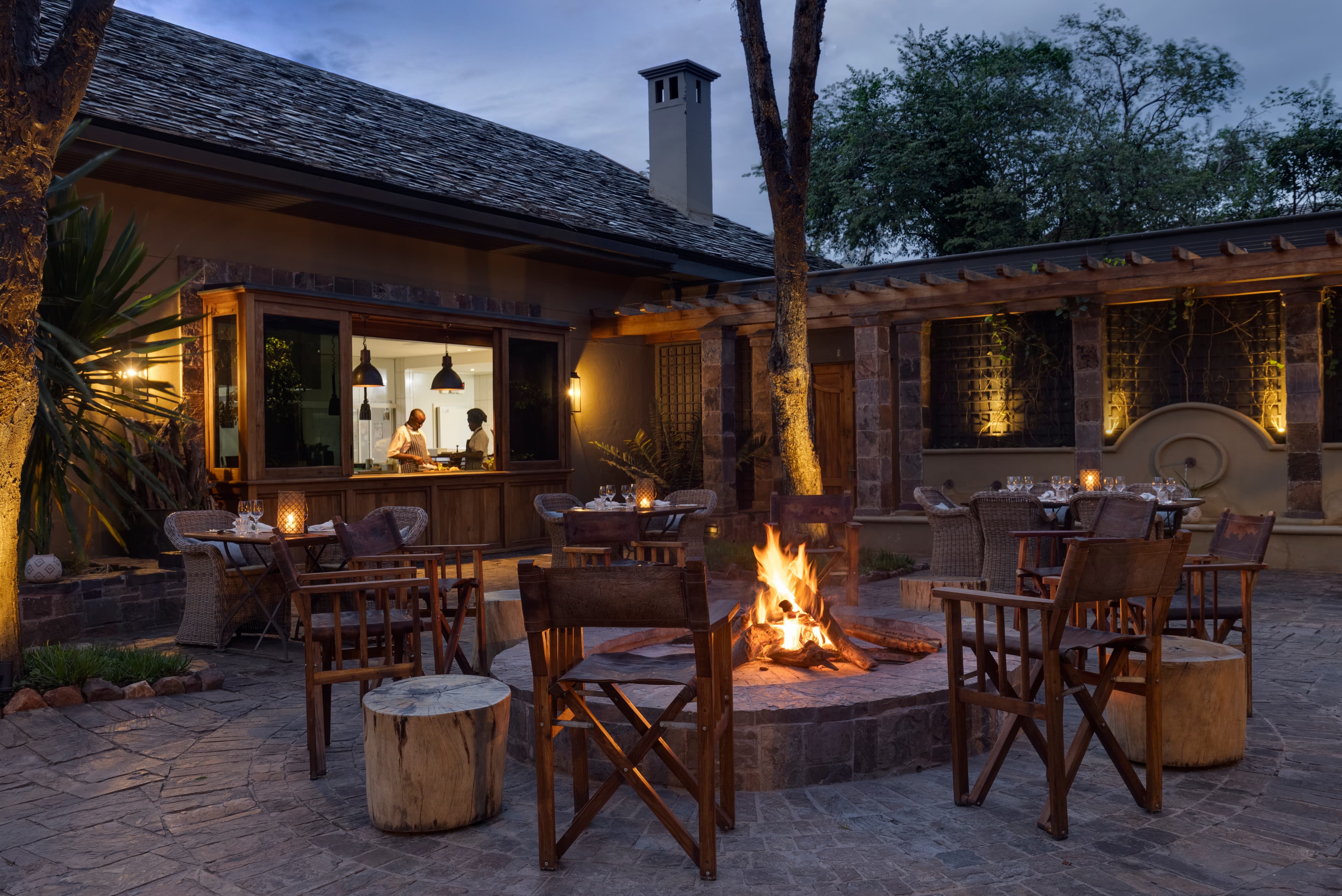 Singita Sasakwa Lodge Outdoor Dining
